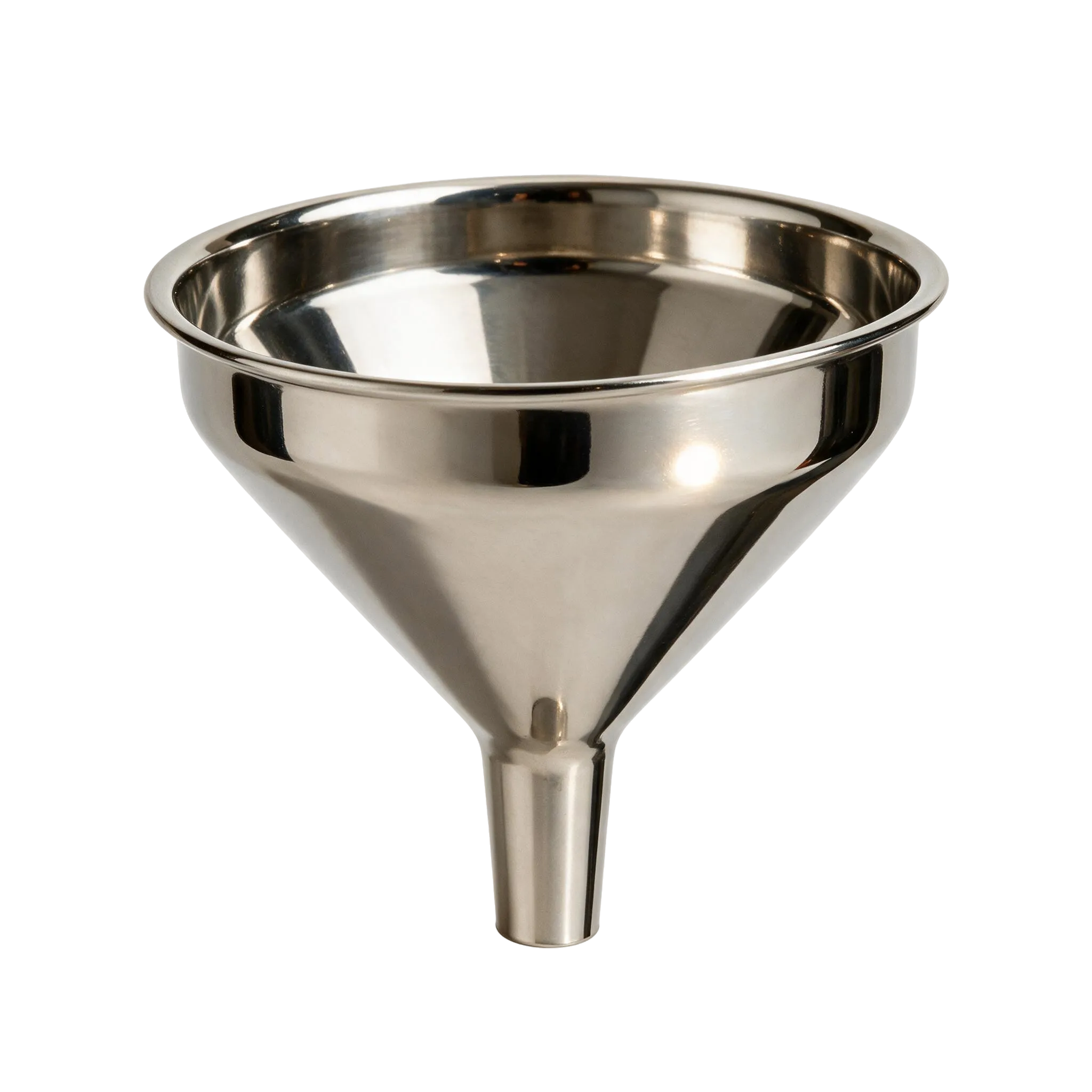 A funnel. Everything pours through one hole.